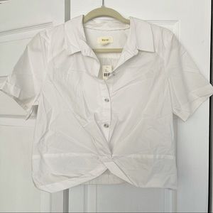 NWT Cropped Anthropologie Top - M